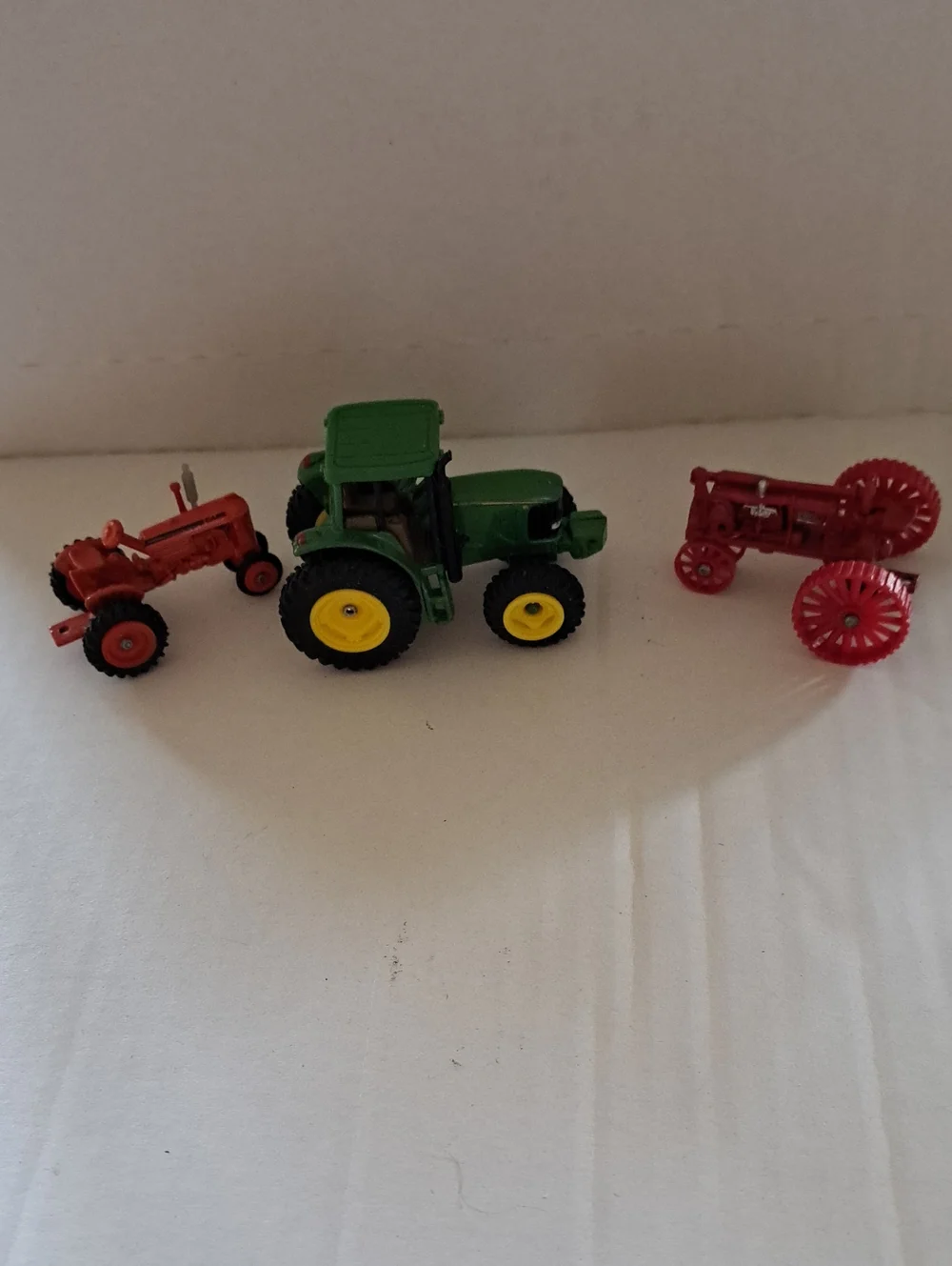 Miniature John Deere, Farmall & Case Die Cast Farm Tractors